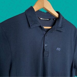 Travis Mathew Blue Polo Shirt